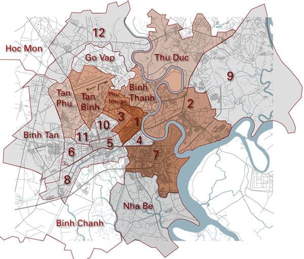 ಜಿಲ್ಲೆಯ ನಕ್ಷೆ saigon