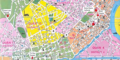 Saigon ಜಿಲ್ಲೆಯ ನಕ್ಷೆ