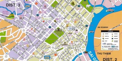 Hcmc ಪ್ರವಾಸಿ ನಕ್ಷೆ