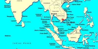 Saigon ವಿಶ್ವ ಭೂಪಟದಲ್ಲಿ