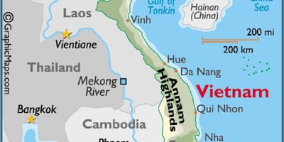 ನಕ್ಷೆ ಮೇಲೆ saigon